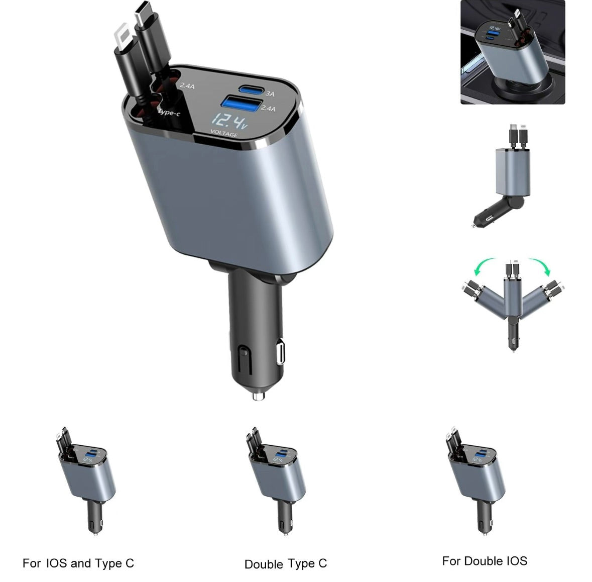 Retractable Car Charger