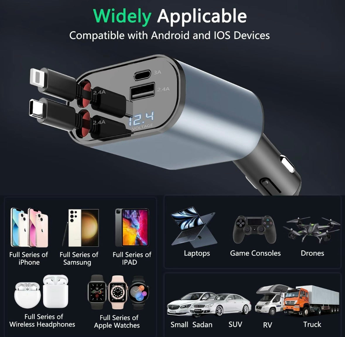 Retractable Car Charger